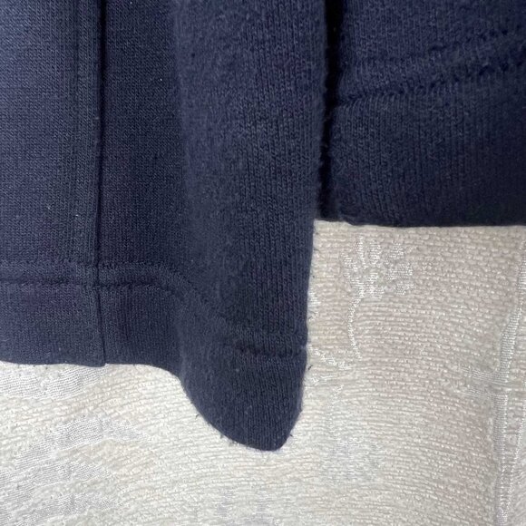 Military-inspired blue knit jersey blazer vintage Talbots - Picture 6 of 9